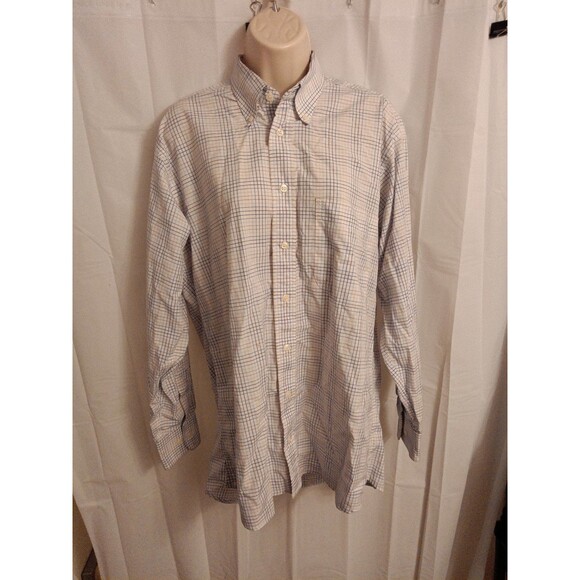 Gitman Bros Shirt Mens  Business Casual Button Down Plaid Long Sleeve Sz M - Picture 1 of 5